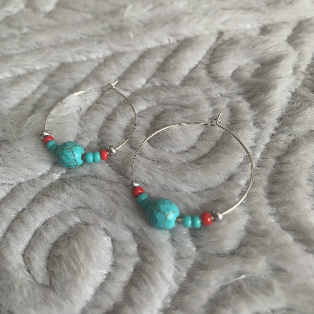 Western hoop earrings